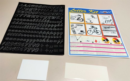 Adesivo foglio kit lettere - adesivo,