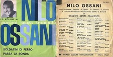 DISCO 45 GIRI                      NILO OSSANI - SOLDATINI DI FERRO    LA RONDA
