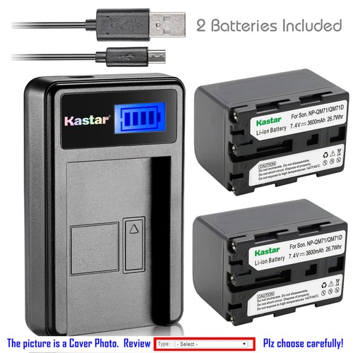 Kastar battery lcd charger for - battery,