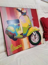 Quadro Moderno Vespa Dipinto A Mano