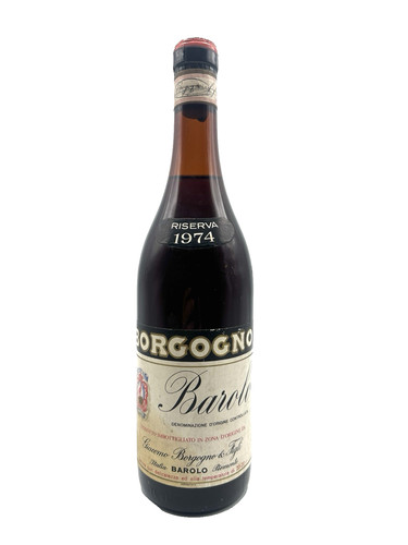 Barolo borgogno riserva 1974 - barolo,