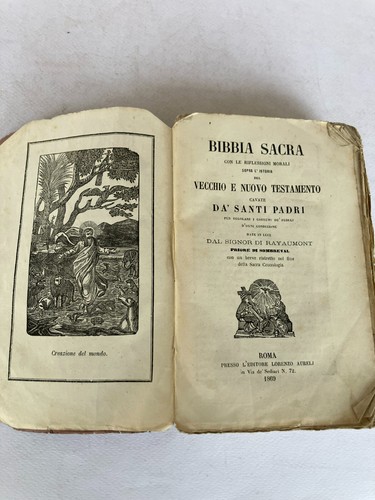 Bibbia sacra con - bibbia,