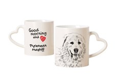 Mastino dei Pirenei tazza con cane buongiorno cuore Art-Dog