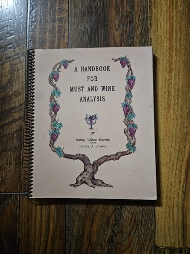 Handbook for must and - a, wine