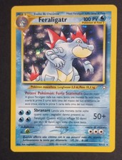 carta Pokemon FERALIGATR Holo reverse set NEO GENESIS-ITALIANO- 004/111 2000