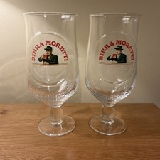 2x Birra Beer Moretti Pint