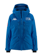 KAPPA 6CENTO 604F ITA GIACCA ITALIA SCI DONNA NEVE  331J2DW X7F BLUE BRILLIANT