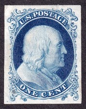 US Scott 40P5, 1875 Franklin