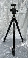 Manfrotto 190X PROB TriPod con testa a sfera Giottos 1000 e sgancio rapido MH 200 ECC!