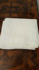 Lenzuolo canapa lino bianca Hemp Bed Sheet 225x249 B35 (7) ^