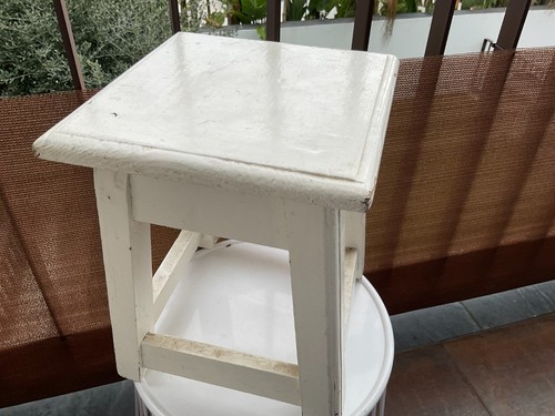 Sgabello vintage legno - vintage, in