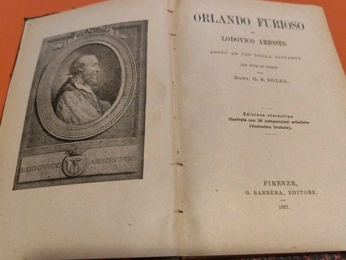 Ariosto orlando furioso - -,