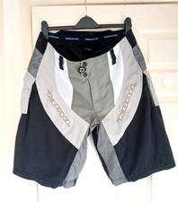 Kona Stuff Shorts Uomo W36 MTB DH Vintage Retrò Vita 36" - Tasche Cargo Nylon