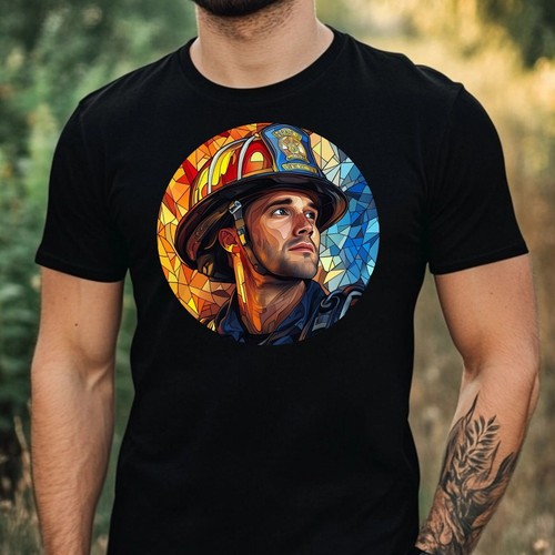 Shirt uomo pompiere - t-shirt,