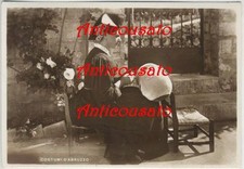 CARTOLINA COSTUMI D'ABRUZZO vintage originale  D'EPOCA CHIETI post card postale