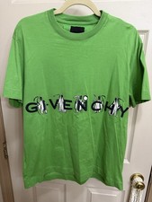 T-shirt uomo verde Givenchy taglia grande 