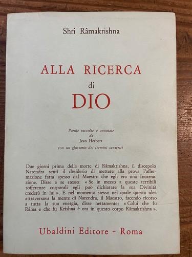 Shri ramakrishna alla ricerca - shri,