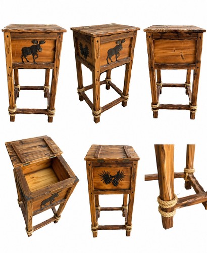 Tavolino rustico legno con - tavolino,