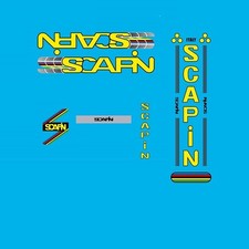 Scapin Decalcomanie, Trasferimenti, Adesivi - Giallo n.100