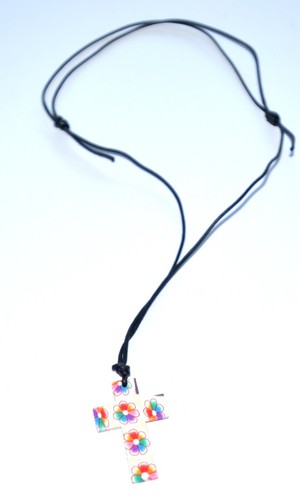 Collana con ciondolo - , croce