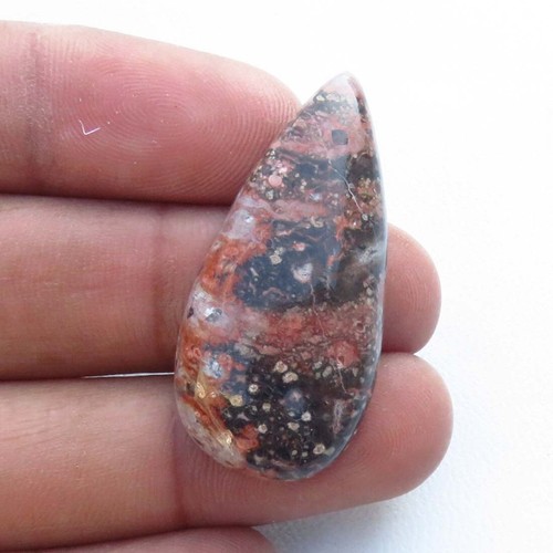 Cabochon giada leopard - in,