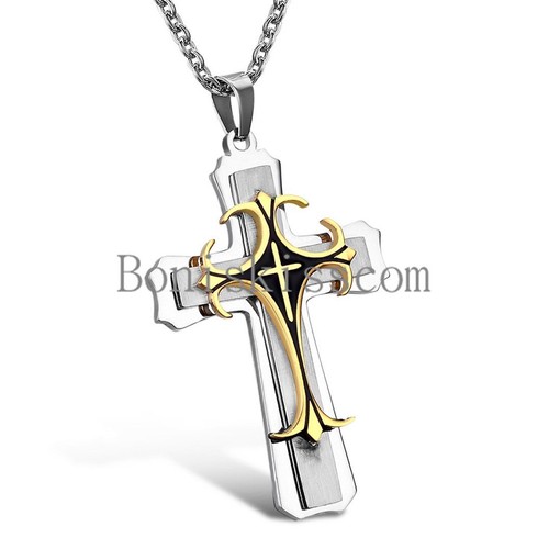 Collana con ciondolo - , croce
