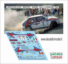 DECALS 1:24  LANCIA DELTA HF
