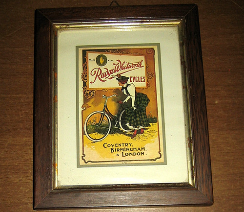 Quadro stampa pubblicita rudge - pubblicita,