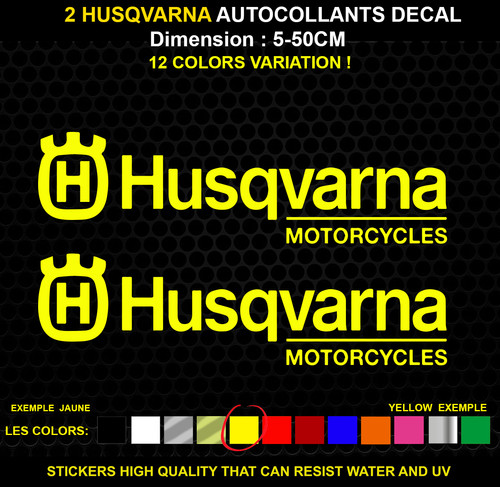 Husqvarna moto adesivo vera - husqvarna,