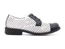 Felmini scarpe stringate estive colore Bianco