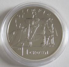 Isola di Man 1 Corona 2012 Olimpiadi Londra Spring & Dressage Equitazione Argento