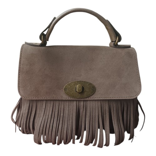 Borsa mano taupe stile - borsa,