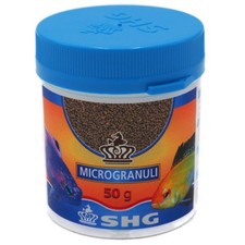 SHG Microgranuli 50 gr – Mangime per pesci tropicali e marini ad alta digeribili