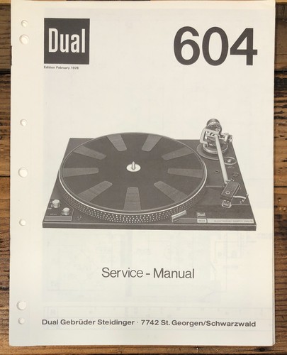 Dual model 604 record player - dual,