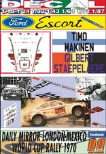 Decal ford escort - escort, cam
