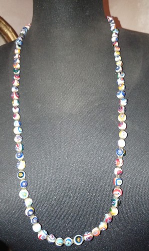 Collana millefiori veneziana - collana,