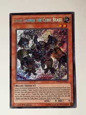 Yugioh Ganato Oscuro La Bestia Cubica MVP1-ENS33 SEGRETA RARA 1° Edizione NM
