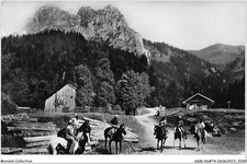 ABMP6-74-0489 - BERNEX - Passeggiata A Cavallo Ai Piedi Della Dent D'Oche