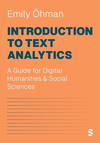 Introduction text analytics - to,