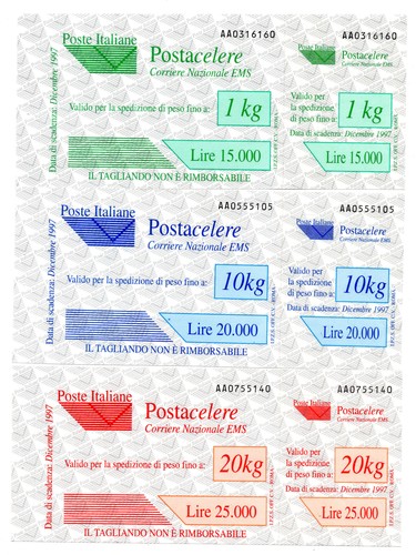 Postacelere 3 serie di - postacelere, 1/3