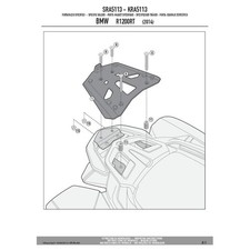 Portapacchi per bmw 1250 rt - r,
