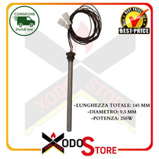 Candeletta resistenza per stufa a pellet UTX compatibile MCZ cod. 41450902600