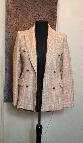 Giacca blazer doppiopetto zara - giacca,