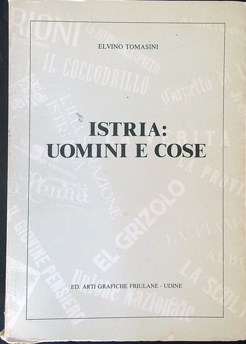 Istria uomini cose tomasini - uomini, e