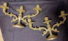 COPPIA CANDELABRI PORTACANDELE