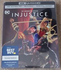 INJUSTICE (2021) DC Animated Movie - 4K ULTRA HD + Blu-ray - STEELBOOK Edition