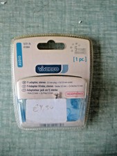 ADATTATORE JACK A Y,stereo (Vivanco) -Connettore 3,5 mm->2xPrese 3,5 mm   BEFERA