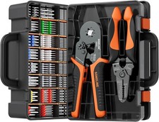 Set di Puntalini, Pinza Crimpatrice Elettricista, con 23 tipi Capicorda 0,25-10