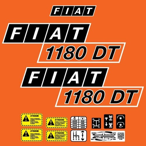 Fiat 1180 adesivi - 1180,