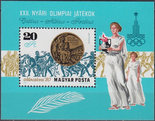 Ungheria vincitori giochi - ungheria, s/s